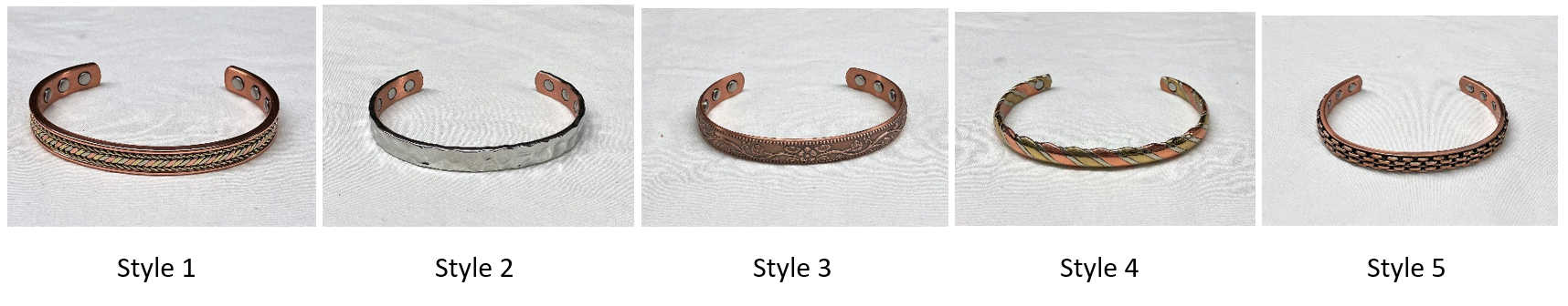 Metal Copper Bracelet Wristwire | Best Personalized | Col. Littleton